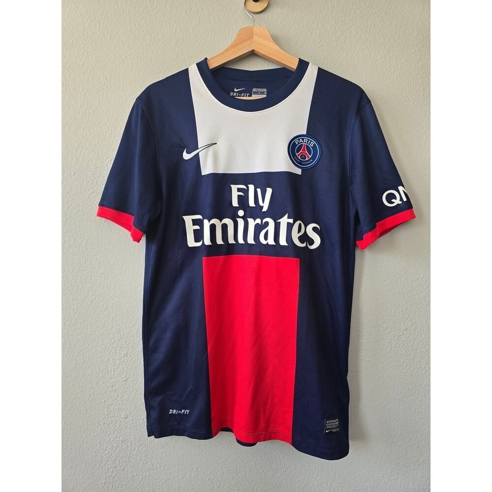 PSG Nike Home Jersey 2013/14 Cavani #9 Paris Saint-Germain Soccer Shirt Small
